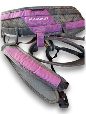 Mammut Ophira 3 Slide Climbing Harness Size Medium Purple and Gray Excellent Con